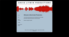 Desktop Screenshot of davidlitwinproductions.com